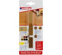 edding 8902 - wooden floor repair wax set - oak - 3 hard waxes - for repairing damage and scratches in wooden floors