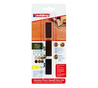 edding 8902 - wooden floor repair wax set - pine - 3 hard waxes - for repairing damage and scratches in wooden floors