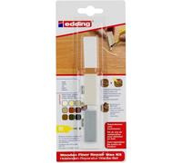 edding 8902 - wooden floor repair wax set - white - 3 hard waxes - for repairing damage and scratches in wooden floors
