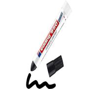 edding 950 industry painter - black - pack of 1 pen - round nib 10 mm - marker for writing on metal, rocks, wood - rough or wet surfaces - permanent, waterproof