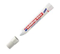 edding 950 Industry Painter - White - 10 pens - Round tip 10 mm - Marker for Writing on Metal, Rocks, Wood - Rough or Wet Surfaces - Permanent, Waterproof