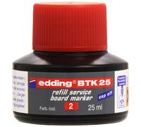 edding BTK 25 refill ink whiteboard marker - red - 25 ml - with capillary system