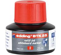edding BTK 25 refill ink whiteboard marker - red - 25 ml - with capillary system, for quick refilling of almost all edding whiteboard markers