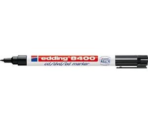 Edding CD/DVD Marker Edding 8400 Edding - Black - 4 - 8400001