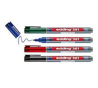 edding E-361 Whiteboard Marker Assorted Bullet - 1 mm Pack of 4