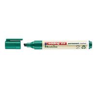 Edding Edding 22 EcoLine Permanent Marker Chisel Tip 1-5mm Line Green (Pack 10)