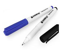 Edding Handwriter Handwriting Pen - Black and Blue Ink - 0.6mm - Pack of 2