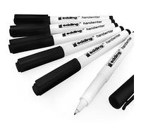 Edding Handwriter Handwriting Pen - Black Ink - 0.6mm - Pack of 6