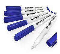 Edding Handwriter Handwriting Pen - Blue Ink - 0.6mm - Pack of 6