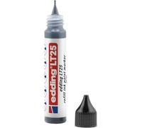 edding LT 25 refill ink for paint markers - black - 25 ml - with drop dispenser for fast refilling of most paint pens - restocking set, reduces waste of materials