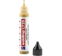 edding LT 25 refill ink for paint markers - gold - 25 ml - with drop dispenser for fast refilling of most paint pens - restocking set, reduces waste of materials