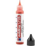 edding LT 25 refill ink for paint markers - red - 25 ml - with drop dispenser for fast refilling of most paint pens - restocking set, reduces waste of materials