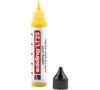 edding LT 25 refill ink for paint markers - yellow - 25 ml - with drop dispenser for fast refilling of most paint pens - restocking set, reduces waste of materials