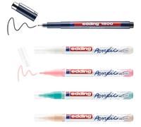 edding manga pens creative set - 5300 acrylic markers and 1800 fineliners - set of 5 - incl. instructions and accessories - manga drawing and colouring for beginners and professionals
