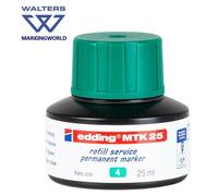 Edding MTK 25 Permanent Marker Refill Ink 25ml | Use with EcoLine 21 22 25 etc