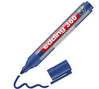 edding Non-permanent Whiteboard Marker Blue Medium Bullet 1.5 - 3 mm Pack of 10