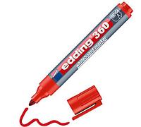 edding 360 whiteboard marker - red - 10 whiteboard pens - round tip 1.5-3 mm - whiteboard pen dry wipe - for whiteboards, flipcharts, pinboards, magnetic and memo boards - sketchnotes - refillable