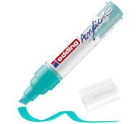 Edding,opulent turquoise,4-5000934 5000 acrylic marker broad - turquoise - 1 waterproof acrylic paint marker - chisel tip 5-10 mm - acrylic paint pens for drawing on canvas, art paper and wood - acrylic markers for pebbles
