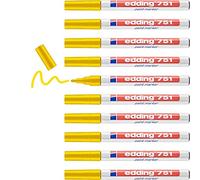 Edding 751 Bullet Tip Paint Marker Fine Yellow (Pack Of 10) 751-005
