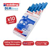 Edding Paintmarker Opaque Blue Pack Of 10