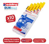 Edding Paintmarker Opaque Yellow Pack Of 10
