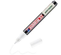 Edding E-51 Water-Based Paint Marker Fine White (Pack of 10) 4-51-049/10