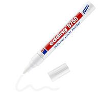 edding 8750 industry paint marker - white - 10 pens - round nib 2-4 mm - paint marker for writing on dusty, slightly oily surfaces, tyres, metal, glass and wood - permanent, waterproof