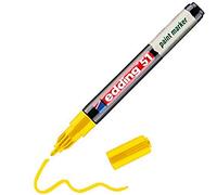 edding Permanent Paint Marker Yellow Fine Bullet 1 - 2mm Pack of 10