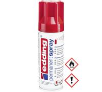 Edding Permanent Spray Premium Acrylic Lacquer Traffic Red Glossy 200ml