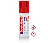 Edding Permanent Spray Premium Acrylic Paint in Traffic Red Matte 200ml