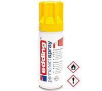 Edding Permanent Spray Premium Acrylic Paint in Traffic Yellow Matte 200ml