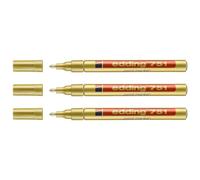 Edding Set of 3 Paint Markers 751 Gold 1-2 mm