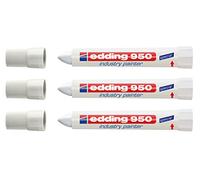edding Special Marker 950 Industry Painter, 10 mm | (3 Markers, White)