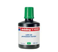 edding T 100 refill ink permanent marker - green - 100 ml - with drop dispenser