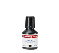 edding T 25 refill ink permanent marker - black -30 ml - with drop dispensing system, for quick refilling of almost all edding permanent markers