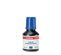 Edding T 25 Refill Ink Permanent Marker - Blue - 30 Ml - with Drop Dispensing System, for Quick Refilling of Almost All Edding Permanent Markers