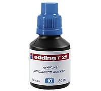 Edding T 25 Refill Ink Permanent Marker - Light Blue - 30 Ml - with Drop Dispensing System, for Quick Refilling of Almost All Edding Permanent Markers