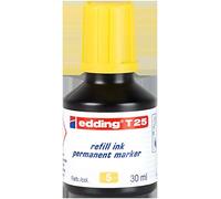 edding T 25 refill ink permanent marker - yellow - 30 ml - with drop dispensing system, for quick refilling of almost all edding permanent markers