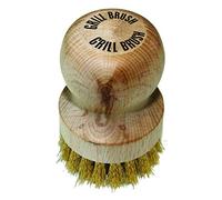 Eddingtons 410009 Grill Brush with Brass Bristles, Gold