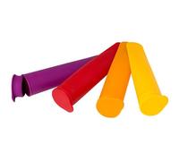 Eddingtons 732010 Squeezies Ice Lolly Mould Set of 4, Silicone, Various