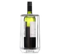 Eddingtons Bottle Cooler: 1 Bottle Epicurean Double Walled Wine Cooler, Clear Acrylic