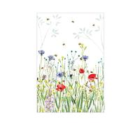 Eddingtons Bumblebees Patterned Organic Cotton Tea Towel/Dish Cloth - Eco-Friendly National Trust Nature Collection Kitchen Linens