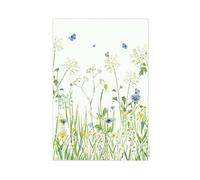 Eddingtons Butterfly Patterned Organic Cotton Tea Towel/Dish Cloth - Eco-Friendly National Trust Nature Collection Kitchen Linens