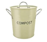 Eddingtons Compost Bin: 3.2 Litre Kitchen Compost Bin, Sage Green