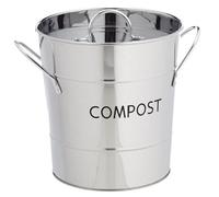 Eddingtons Compost Bin: Kitchen Compost Bin, Stainless Steel