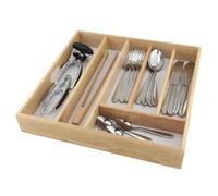 Eddingtons Cutlery Tray: 6 Compartment, White