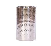 Eddingtons - Elegant Silver Hammered Wine/Drinks Cooler - Straight Sided