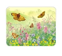 Eddingtons Glass Worktop Saver: 40Cm X 30Cm National Trust Border Fritillary Butterfly