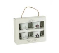 His Lordship & Her Ladyship Egg Cups Set Of 4