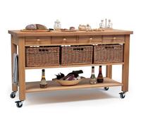 Eddingtons Lambourn 4 Drawer Kitchen Trolley